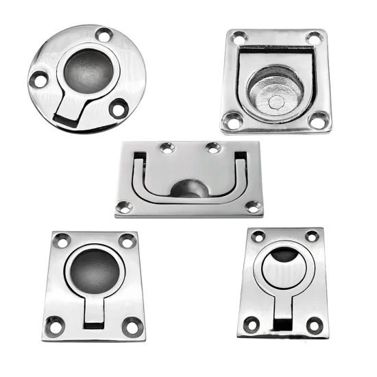 Factory Wholesale 316 Stainless Steel Flush Lift Ring Pull Handle