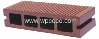 Eco-friendly Hollow Wpc Decking 