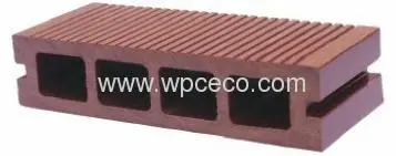 Eco-friendly Hollow Wpc Decking 