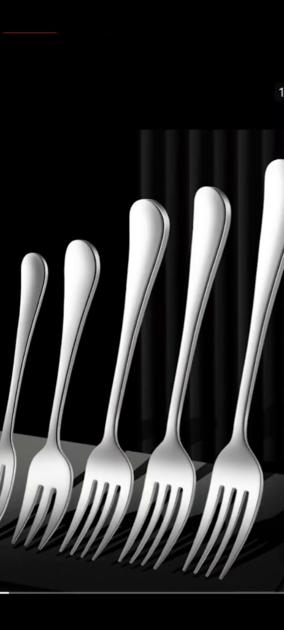 Sliver grey dessert fork
