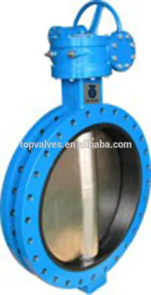 U Type l center line butterfly valve crane butterfly valves