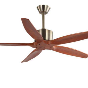 Lightless Wooden Leaf Ceiling Fan Household