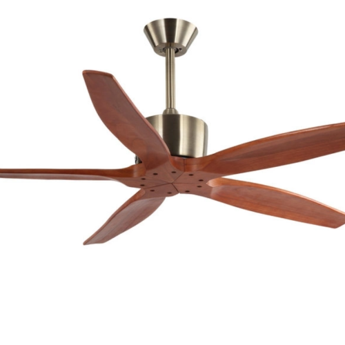 Lichtloser Holz-Blatt-Deckenventilator Haushalt