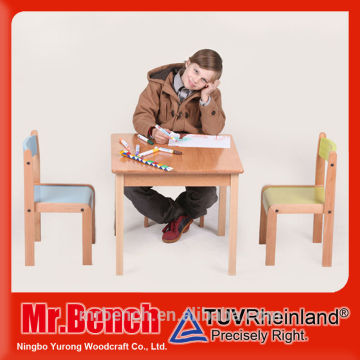 Fashion design wood furniture of solid beech wood for reading writing dinning