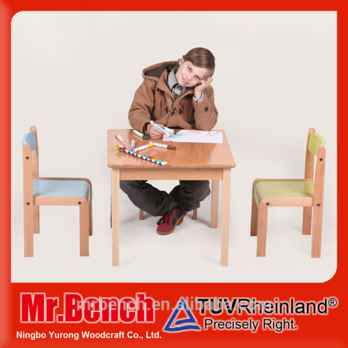 Fashion design wood furniture of solid beech wood for reading writing dinning