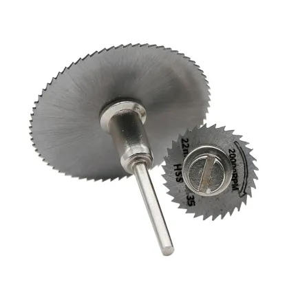 Mini HSS Circular Saw Blade Set for Dremel - Metal and Wood Cutting Tools