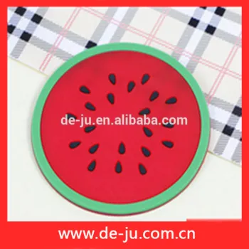 Table Protector Watermelon Shaped Hot Cup Pad