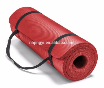 Eco-friendly TPE NBR PVC do exercise clear yoga mat custom print