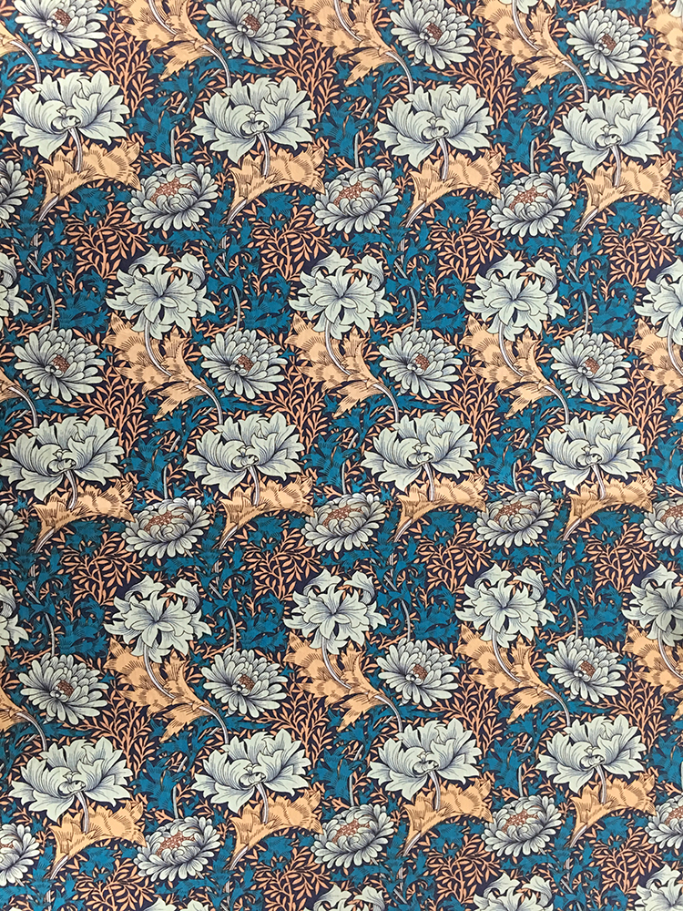 Ethnic Flower Rayon Poplin shuttle 45S Printing Fabric