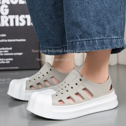Hot Sale: Summer New Children's EVA Platform Sandals - Breathable Hole Shoes