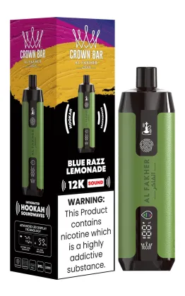 AlFakher Crown Bar 12000 Sound Puffs Vape Wholesale