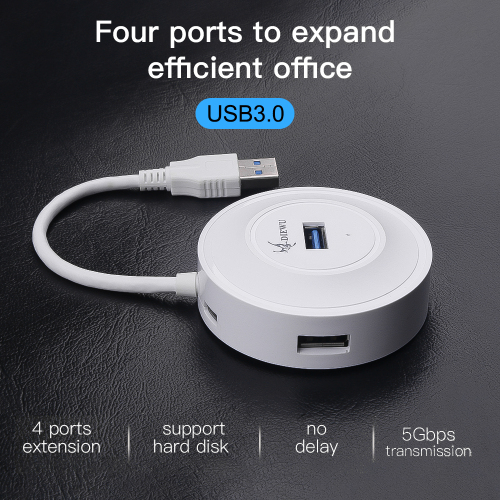 kebidu 4 ports USB HUB 5Gbps USB 3.0 HUB Splitter Multiple Multi Hub Expander 4 Port HUB for PC Laptop USB HUB 2.0 3.0