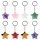 Gemstone 30mm Star Pendant Pendant Keychain