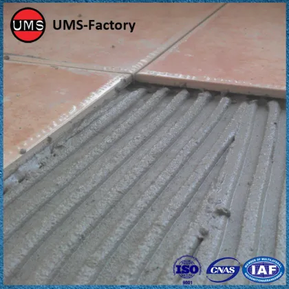 Ceramic tile adhesive for outdoors walls