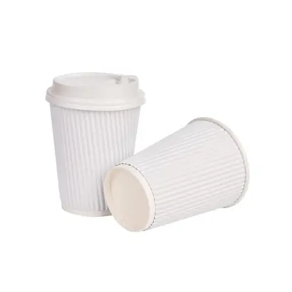 Unique Design Ripple Wall Paper Coffee Cup
