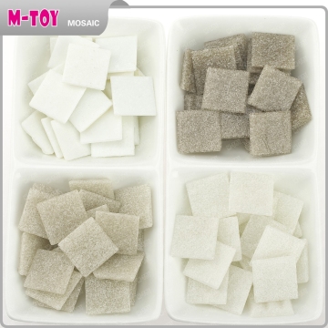 AS91 grays Square DIY loose mosaic tiles for artist