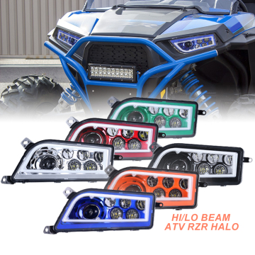 Polaris ATV/UTV Halo Ring RGB 2014-2016 modelleri için LED far