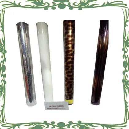 Hot stamping foil for paper plastics