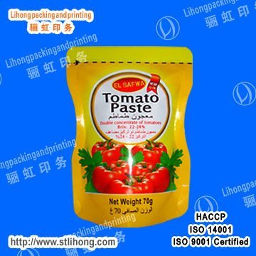 Tomato Sauce & Paste Packing Packaging