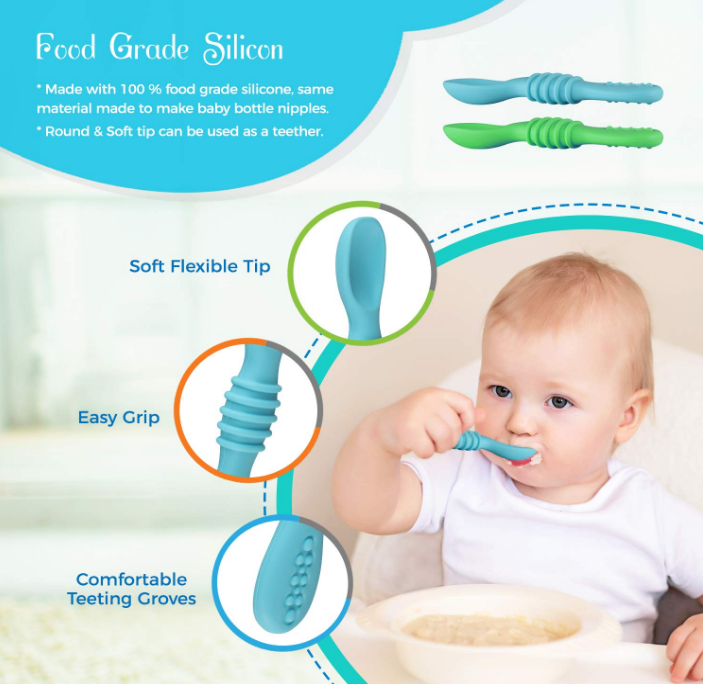 Silicone Baby Spoon