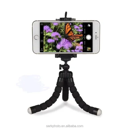 Mini Flexible Sponge Octopus Tripod - Phone & GoPro Camera Holder
