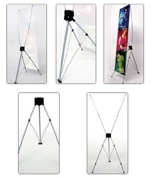 X banner stand|banner stand X|trade show display
