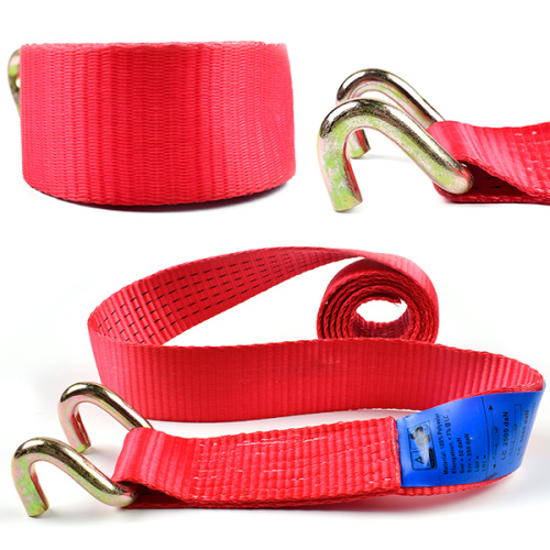 Webbing Tie Down Straps With Finger Handle