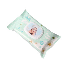 ว่านหางจระเข้เป็นมิตรกับสิ่งแวดล้อม OEM Baby Wet Wipes