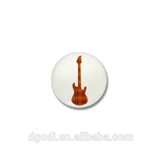 Custom logo metal mini guitar snap button