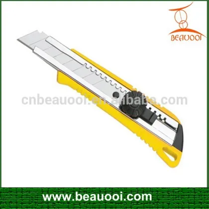 Hot Sale Zinc Alloy Heavy Type Utility Mini Art Knife, Telescopic Knife