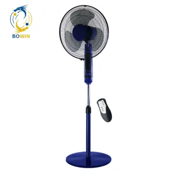 16-18 Inch Plastic Pedestal Fan with Remote Control