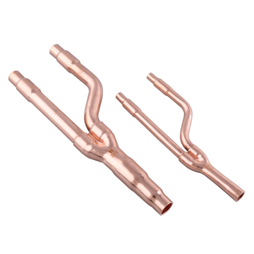 Copper Y Branch Pipe for VRF/VRV Systems