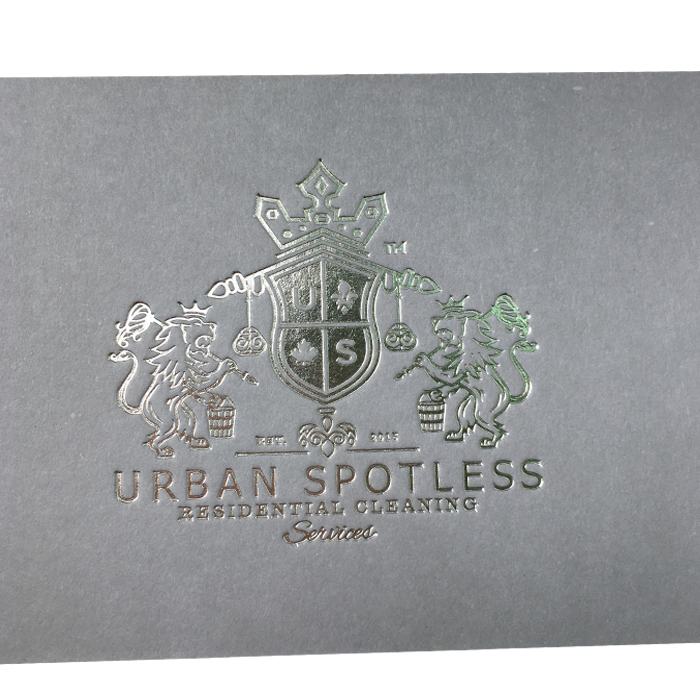 350gsm Silver Foil Gray Color Clats Printing