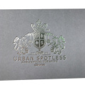 350GSM Silver Foil Γκρι Χρώμα Επαγγελματικές Κάρτες Εκτύπωση