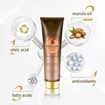 Marula Oil Hair Treatment Deep Moisture Instant Smooth Frizzy Control Hair Care Hair Mask