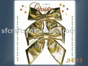 christmas bow,PVC bow