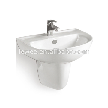 popular product new design half wall hung basin ceramic