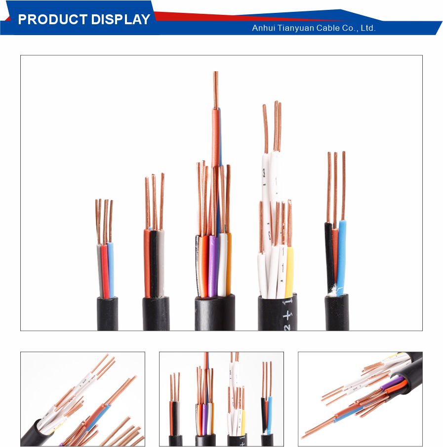 Copper shielded control cable