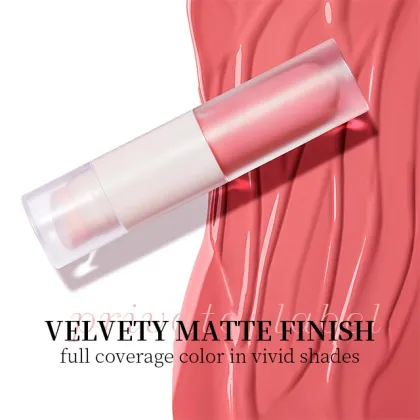 Custom Organic Natural Cosmetics: Cruelty-Free Double-Headed Cream Blush and Liquid Blush Stick for Cheeks