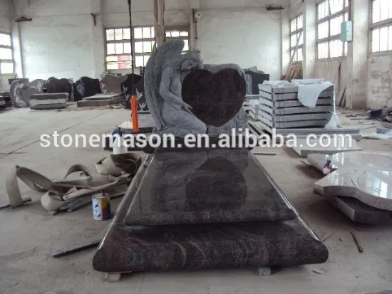Chinese cheap granite angel headstones/tombstones