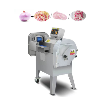 Electric Vegetable Cutter Double Heads Dice Cutting Machine
