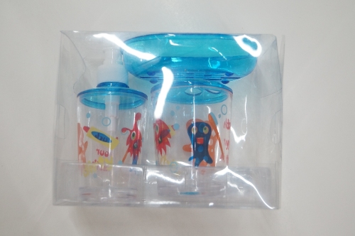 3pcs plastic bath set