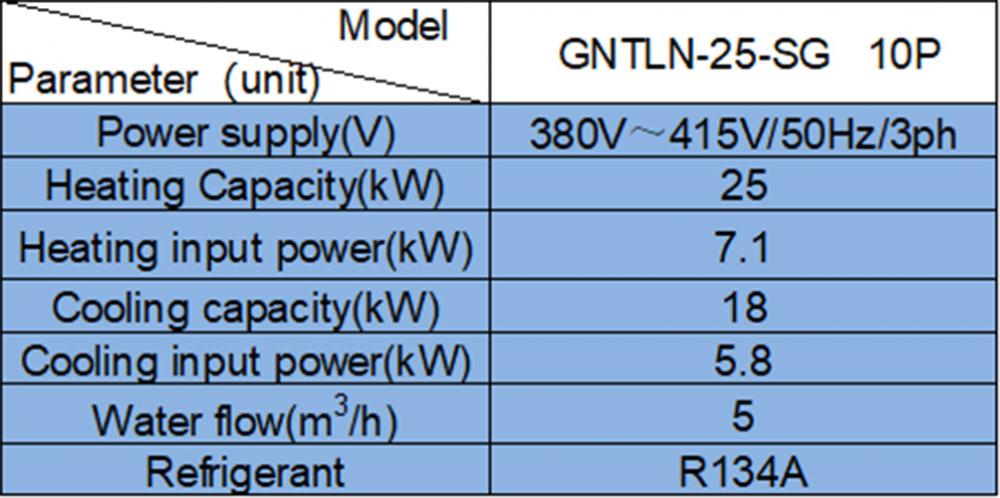 Gent 10p High Temperature Water Source Heat Pump