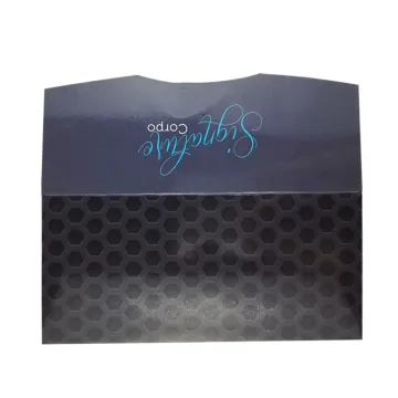 Black Matte Elegant Seal Pillow Paper Box
