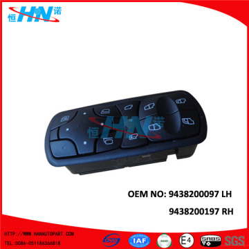 Power Window Switch Replacement 9438200097 9438200197 For Mercedes Benz Trucks