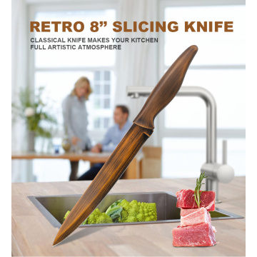 8'' Retro coating slicing knife