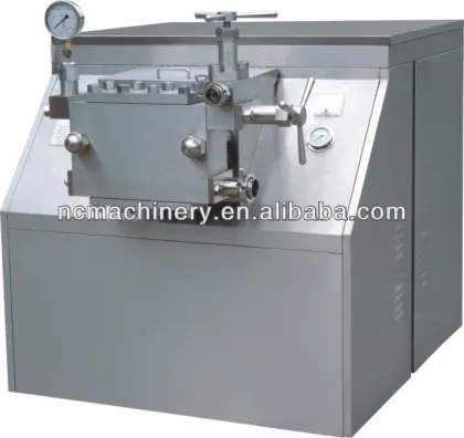 Milk homogenization machine