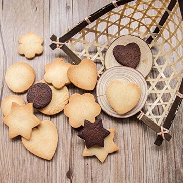 Coração de aço inoxidável em forma de estrela Cookie Cutter