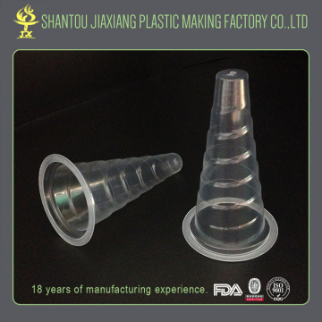 Disposable smoothie clear plastic cup for jelly