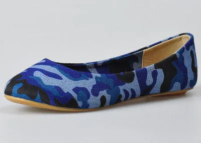 Comfortable Tpr Outsole Womens Ballerina Flats Suitable For Walking